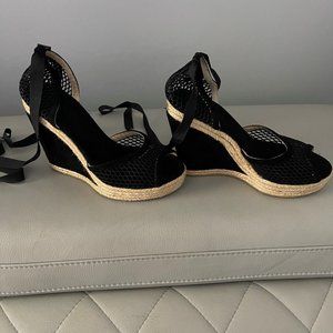 Jimmy Choo Espadrille Lace Up Sandals